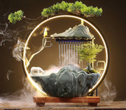 Creative Ceramic Flowing Water Rockery Fountain - view 4