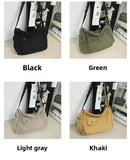 Casual Canvas Messenger Bag