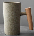 Retro Style Handmade Pottery Coffee Mug Gift - view 3