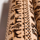 Wooden Embossed Rolling Pin