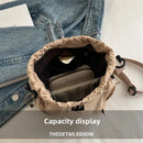 Nylon Drawstring Bucket Bag