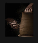 Old Thick Earthenware Tea Cup and Pot, iBuyXi.com