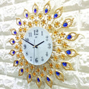 Creative Electronic Iron Golden Wall Clock - view 5