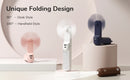 Portable Fan Mini Handheld Fan USB 4800mAh Recharge Hand Held Small Pocket Fan with Power Bank Flashlight Feature, ibuyxi.com