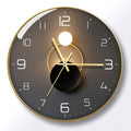 Fashion Ultra Thin Black Frame Silent Wall Clock - view 6