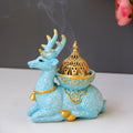 Nordic Resin Reindeer Candle Holder Gold Metal Decor - view 5