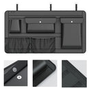Car Storage Box Backseat 5 Bag Trunk Organizer Multi-use PU Leather Car Seat Back Organizers With Net Bag Car Accessories, ibuyxi.com