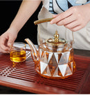 Heat Resistant With Strainer Glass Flower Tea Pot - view 9