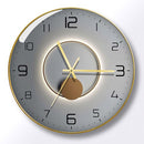 Fashion Ultra Thin Black Frame Silent Wall Clock, iBuyXi.com