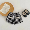 Tweed Plaid Two Piece Set Baby Clothes