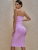 Bandage Bodycon Strapless Dress - photo 7