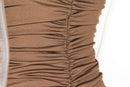 Fairy Shelley V Dress Short Brown Dress, ibuyxi.com