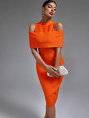 Bandage Off-Shoulder Dress - photo 1
