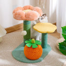Sweet Orange Blossom Cat Scratching Post