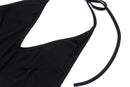 Ruffle Halter V Neck Hot Backless Mini Dress, ibuyxi.com