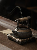 Dead Wood Teapot with Hemp Rope Handle - view 10