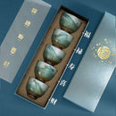 Gift Box Ceramic Master Cup Fulu Shou Tea Cup Kung Fu Cup Fu Shou Wu Fu Stone Master Cup Fulu Shou Tea Set Kitchen bar - ibuyxi.com
