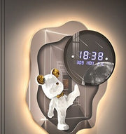 Electronic Perpetual Calendar Wall Clock For Decor - view 4