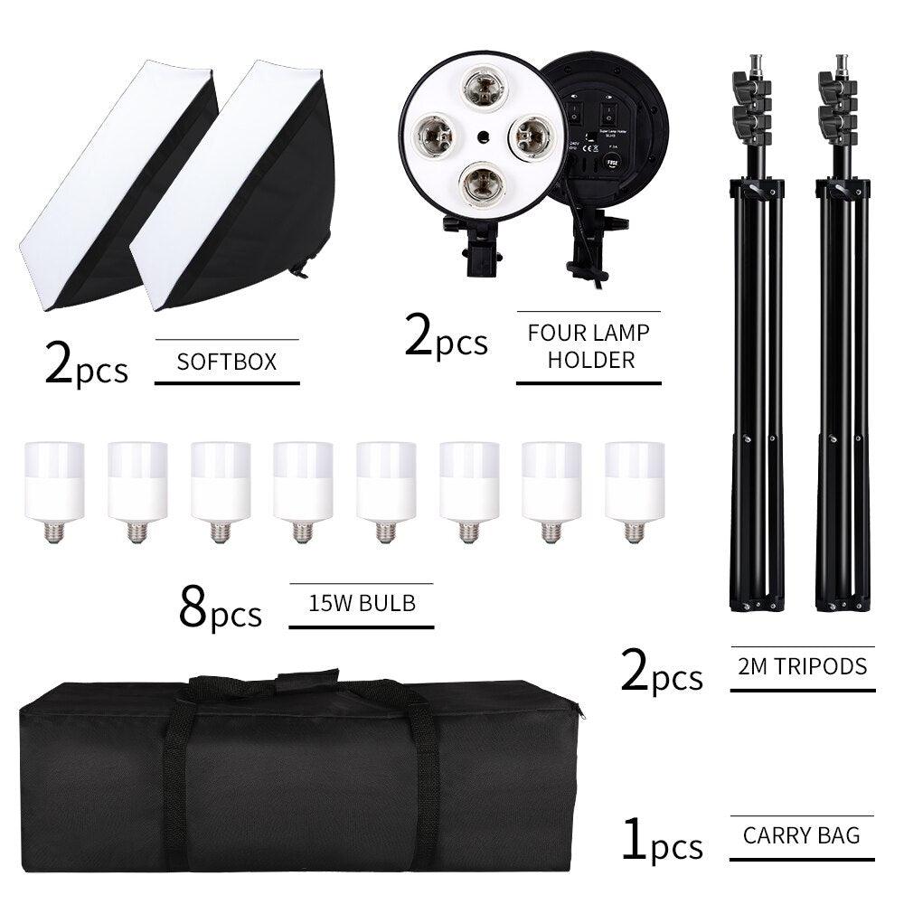 SH Studio Essential Softbox Lighting Kit - view 9