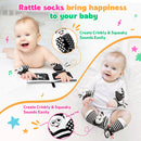 Cute Animals Wrist Rattle and Foot Finder Socks