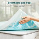 Cooling 2-3 Inch Gel Memory Foam Mattress Topper, iBuyXi.com