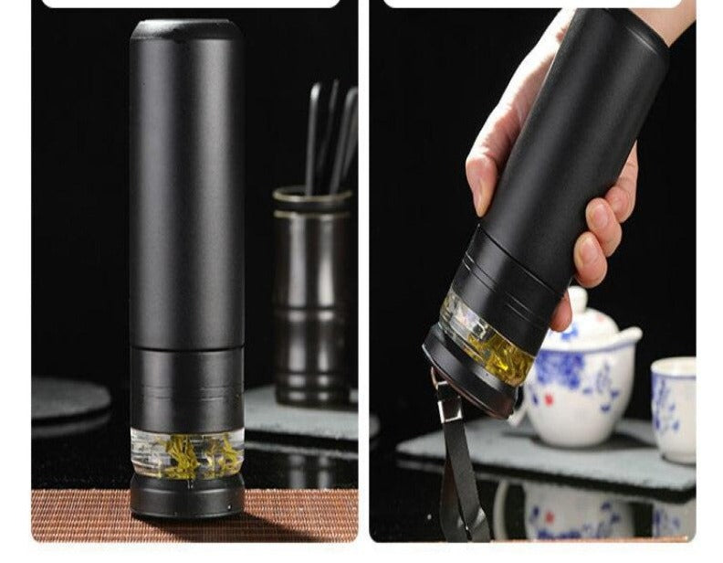 Travel Tea Tumbler with Infuser and Sleeve - view 6