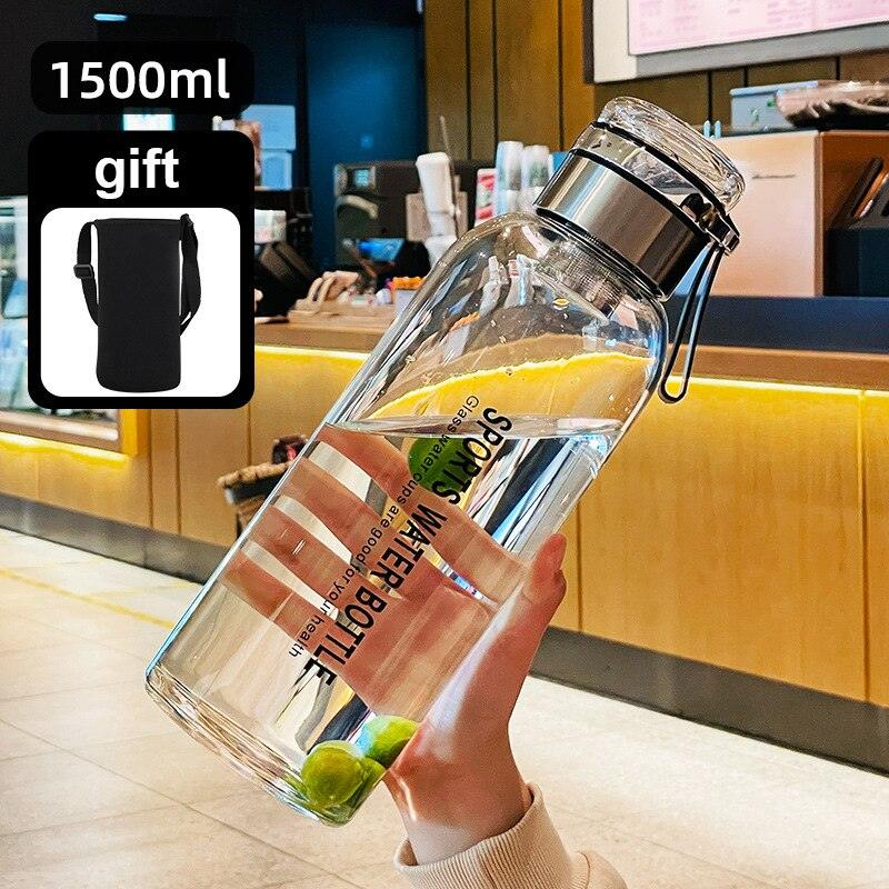 2L Portable & Giant Glass Water Bottle, ibuyxi.com