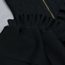 Designer Strap V Neck Bodycon Mini Dress, ibuyxi.com