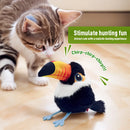 Chirping and Flapping Bird Interactive Cat Toys