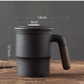 Ceramic Filter Tea Mug Lid and Separation Design - view 2