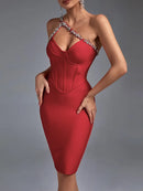 Crystal Bandage Dress - photo 6