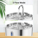 Stainless Steel 2.2L Automatic Cat Water Fountain