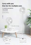 7200mAh Portable and Quiet Rechargeable Fan, ibuyxi.com