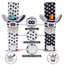 Cute Animals Wrist Rattle and Foot Finder Socks