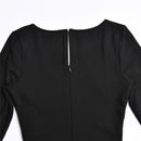 Mozision Autumn Hollow Out Long Sleeve Dress, iBuyxi.com