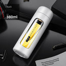 Double Glass Water Bottle Portable Insulation - view 2