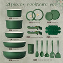 Emerald Detachable Handle Cookware Set 21-Pieces, iBuyXi.com