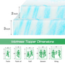 Cooling 2-3 Inch Gel Memory Foam Mattress Topper, iBuyXi.com