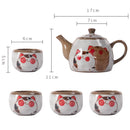 Unique and Adorable Cat Ceramic Tea Set Gift, ibuyxi.com