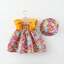 Madeline Baby Girls Vintage Floral Summer Dress Set, iBuyXi.com