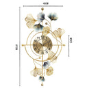 Modern Pointer Gold Metal Art Wall Clock - view 2