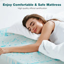 Cooling 2-3 Inch Gel Memory Foam Mattress Topper, iBuyXi.com