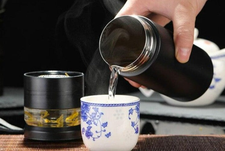 Travel Tea Tumbler with Infuser and Sleeve - view 5