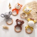 Crochet Animals Baby Rattle