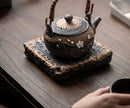 Old Thick Earthenware Tea Cup and Pot, iBuyXi.com