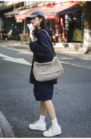 Casual Canvas Messenger Bag