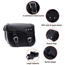 Universal Fit PU Leather Motorcycle Saddlebag, ibuyxi.com