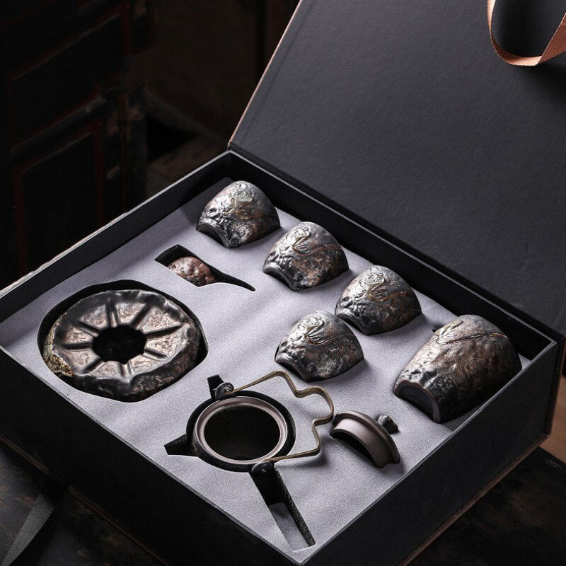 Hot Tea Set with Zen Lotus Base and Cup - view 4