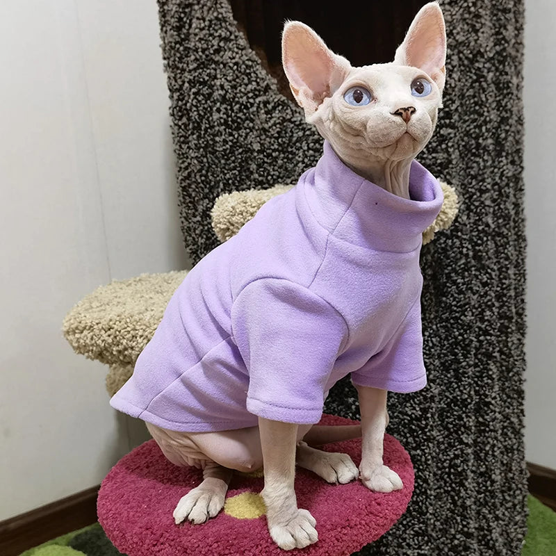 Classic Cotton Turtleneck Pet Clothes