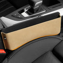 Suede Seat Side Storage Pocket For Car Seat Gap Filler Organizer Box Pu Leather Car Crevice Stowing Tidy Interior Parts, ibuyxi.com